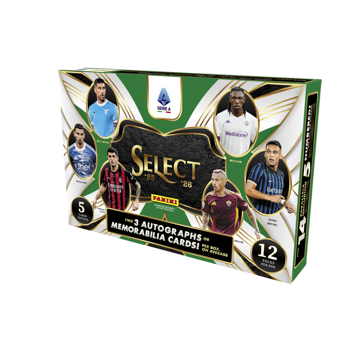 Sports Panini Panini: 2025-26 Panini Select Serie A Trading Card Box (Hobby)