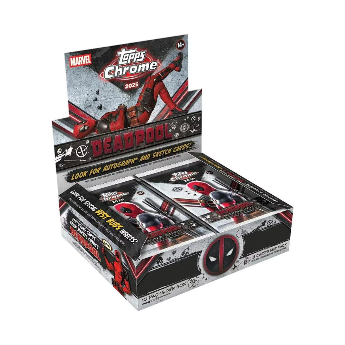 UFC MMA Topps 2025 Topps Deadpool Chrome Hobby Box