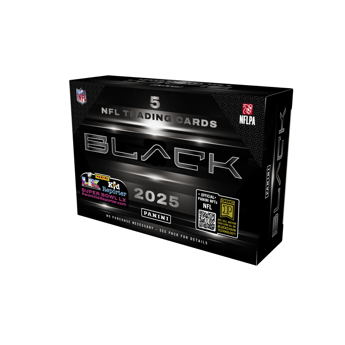 Football Panini 2025 Panini Black NFL Trading Card Box Hobby