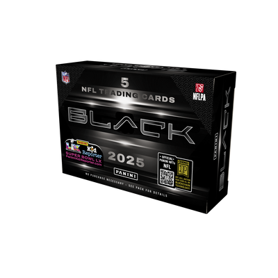 Football Panini 2025 Panini Black NFL Trading Card Box Hobby