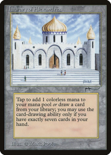 Magic The Gathering Library Of Alexandria - Arabian Nights (Arn)