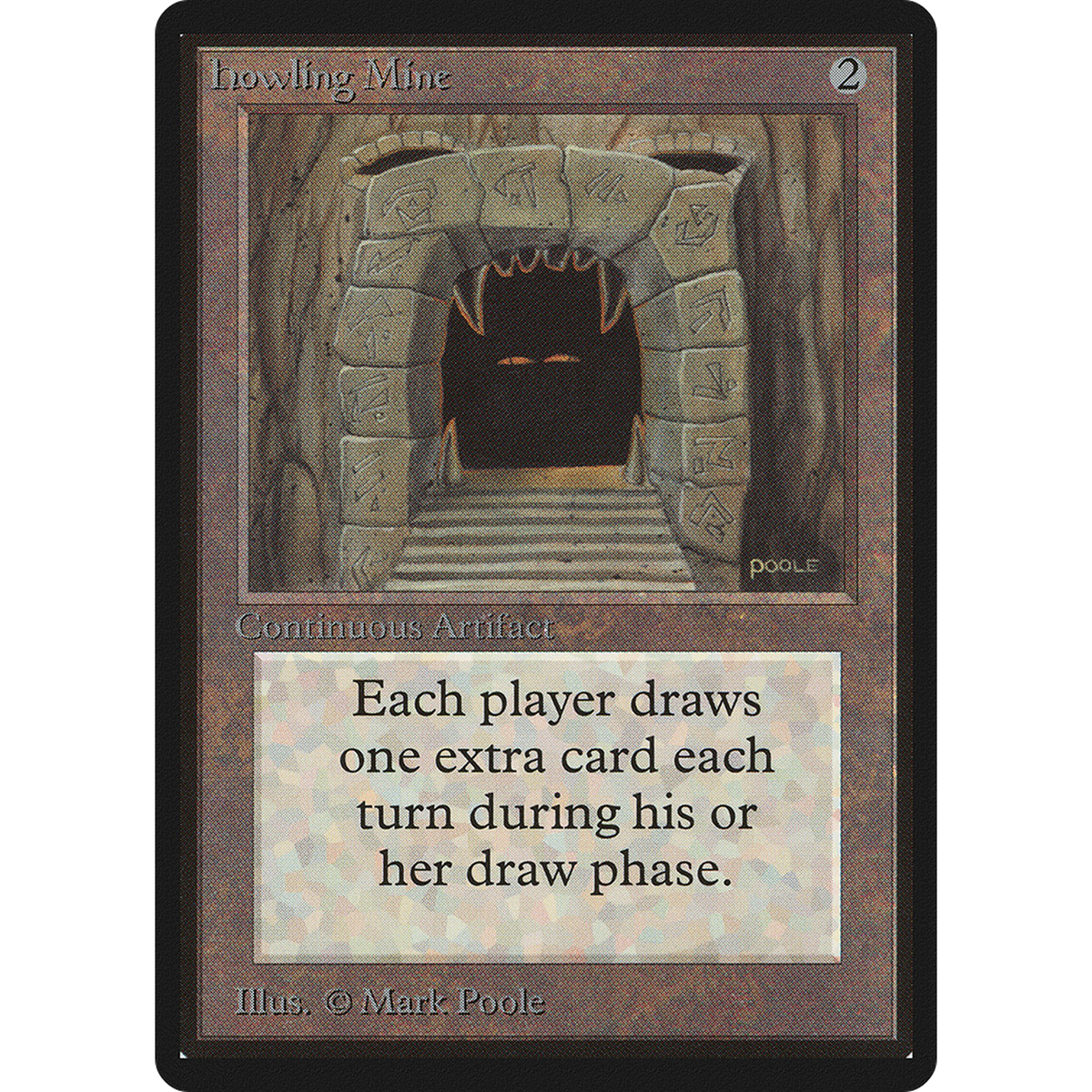 Magic The Gathering Howling Mine [Limited Edition Beta]