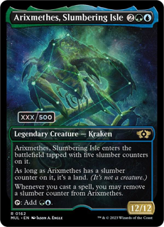 Magic The Gathering Arixmethes, Slumbering Isle (Serial Numbered) - March Of The Machine: Multiverse Legends (Mul)