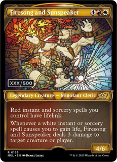 Magic The Gathering Firesong And Sunspeaker (Serial Numbered) - March Of The Machine: Multiverse Legends (Mul)