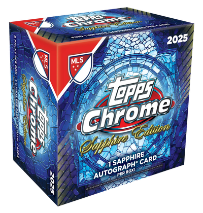 2025 Topps Chrome Mls Sapphire Edition Box