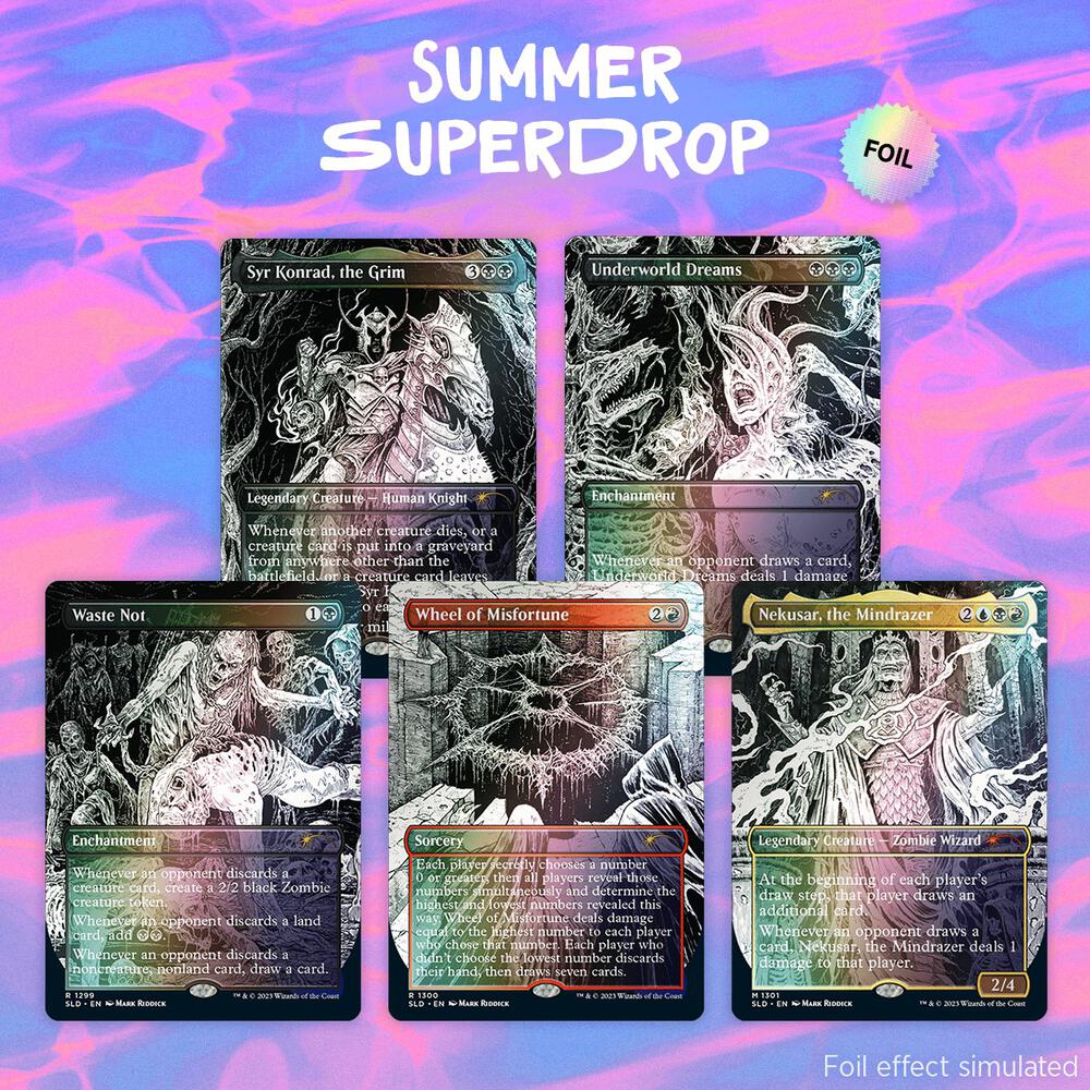 Magic The Gathering Secret Lair Drop: Death Is Temporary, Metal Is Forever - Traditional Foil Edition