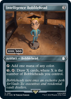 Magic The Gathering Intelligence Bobblehead (Serial Numbered) - Universes Beyond: Fallout (Pip)