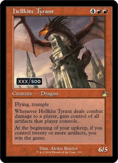 Pokémon Hellkite Tyrant (Retro Frame) (Serial Numbered) - Ravnica Remastered (Rvr)