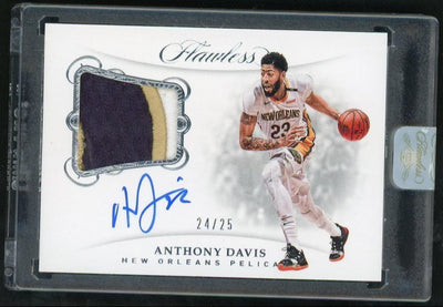 Pokémon Panini 2018 Panini Flawless Anthony Davis Patch Autograph /25