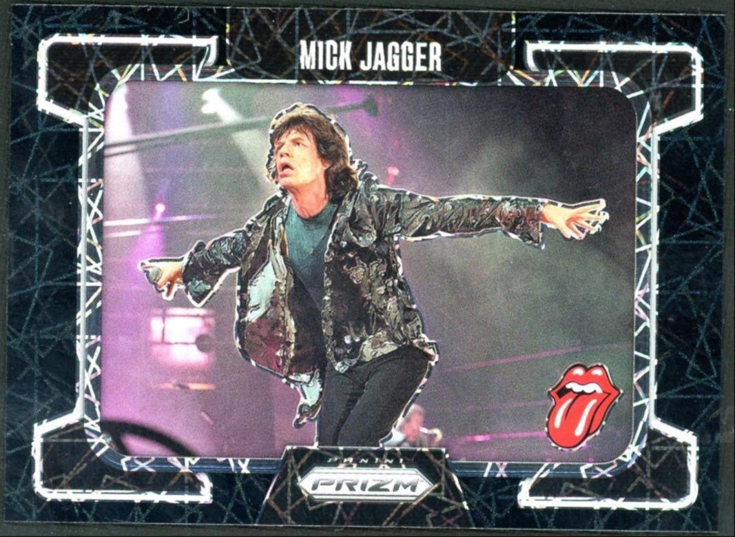 2025 Prizm Rolling Stones Mick Jagger Black Velocity 1/1