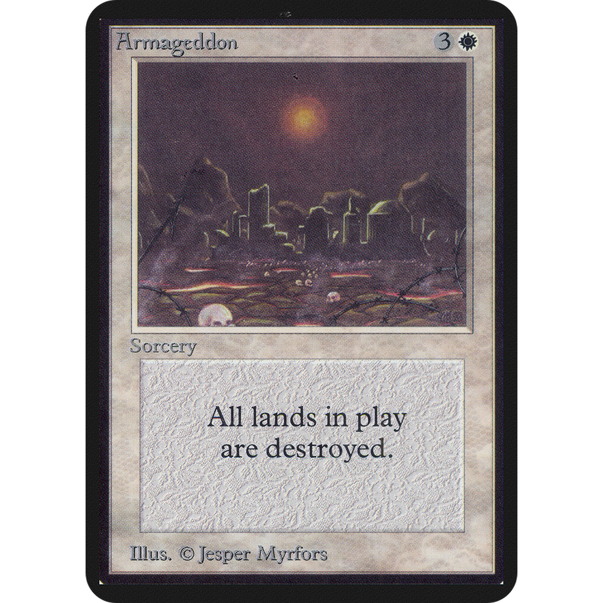 Magic The Gathering Armageddon [Limited Edition Alpha]