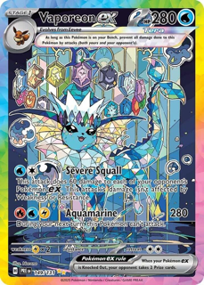 Pokémon Vaporeon EX - 149/131 - SV: Prismatic Evolutions (Pre)