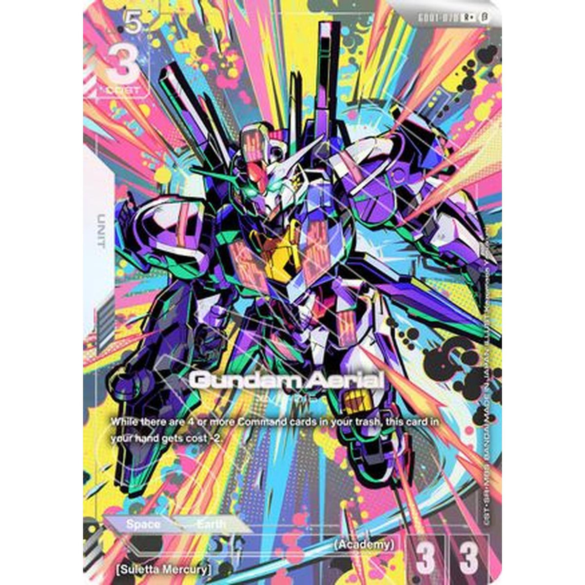 UFC MMA Gundam Aerial (R+) (Gd01-070) [Edition Beta] Holofoil