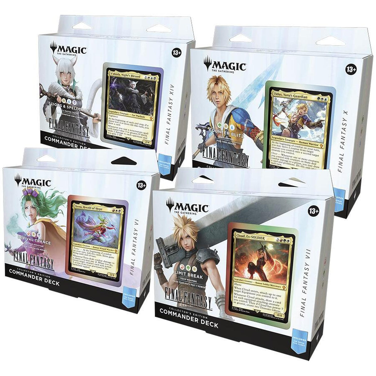 Magic The Gathering Final Fantasy - Commander Deck: Collector'S Edition Display