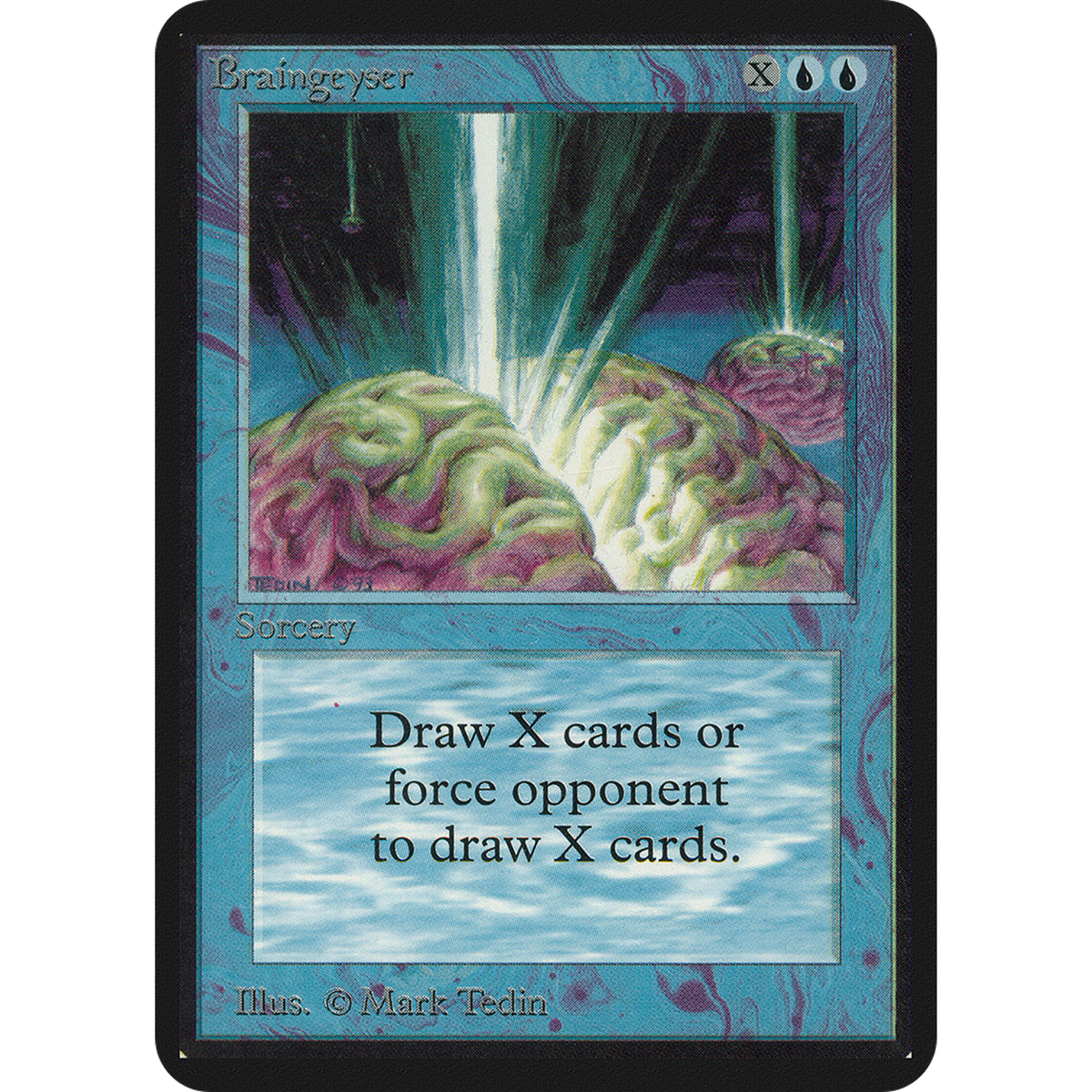Magic The Gathering Braingeyser [Limited Edition Alpha]