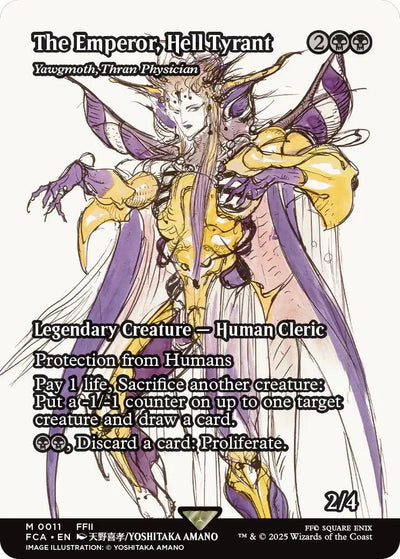 The Emperor, Hell Tyrant - Yawgmoth, Thran Physician (Showcase) [Fca - 11]