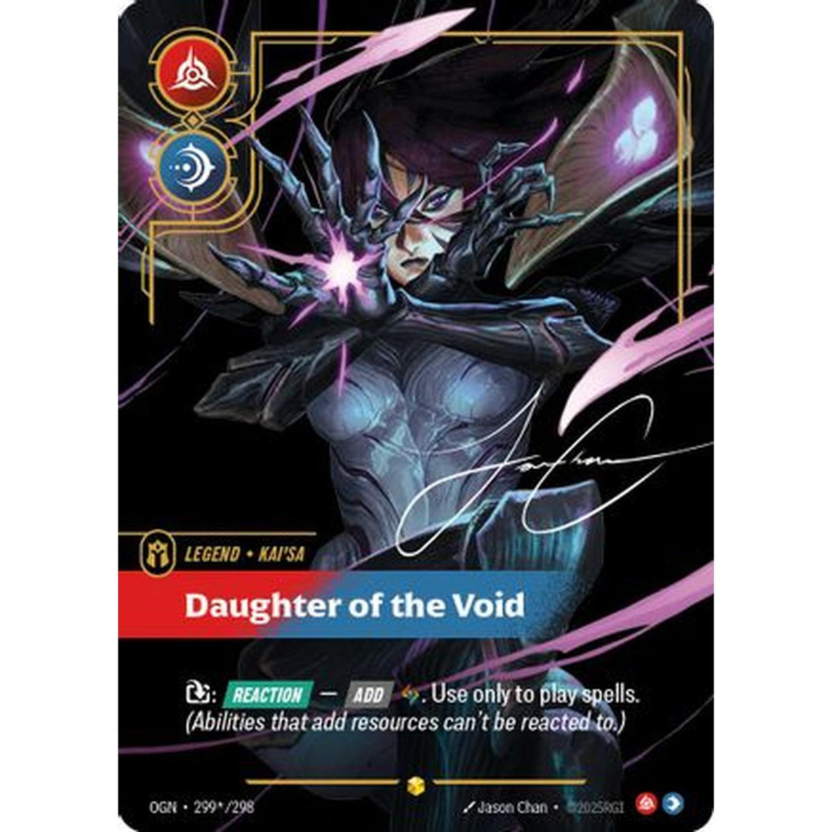 Sports Kai'Sa - Daughter Of The Void (Signature) (299*/298) [Origins] Foil