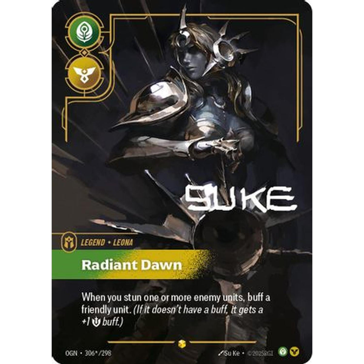 Sports Leona - Radiant Dawn (Signature) (306*/298) [Origins] Foil
