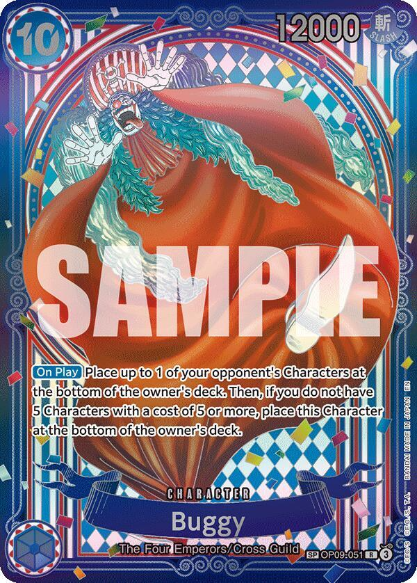 One Piece TCG Buggy - Op09-051 (SP) - The Azure Sea'S Seven (Op14)