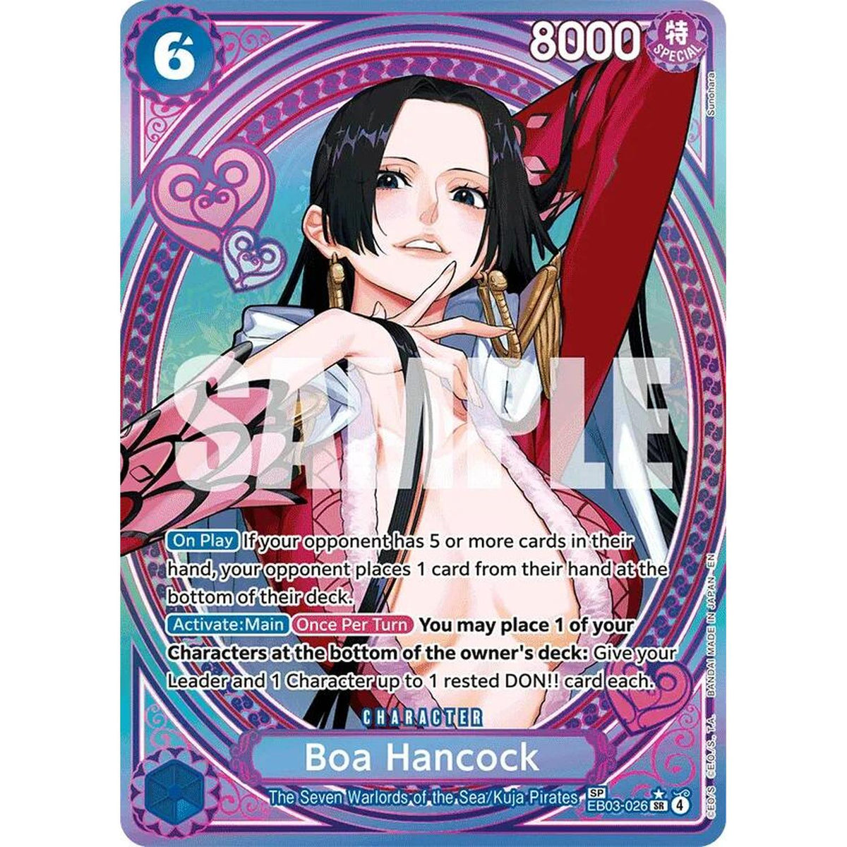 One Piece TCG Boa Hancock (SP) (Eb03-026) [Extra Booster: One Piece Heroines Edition] Foil