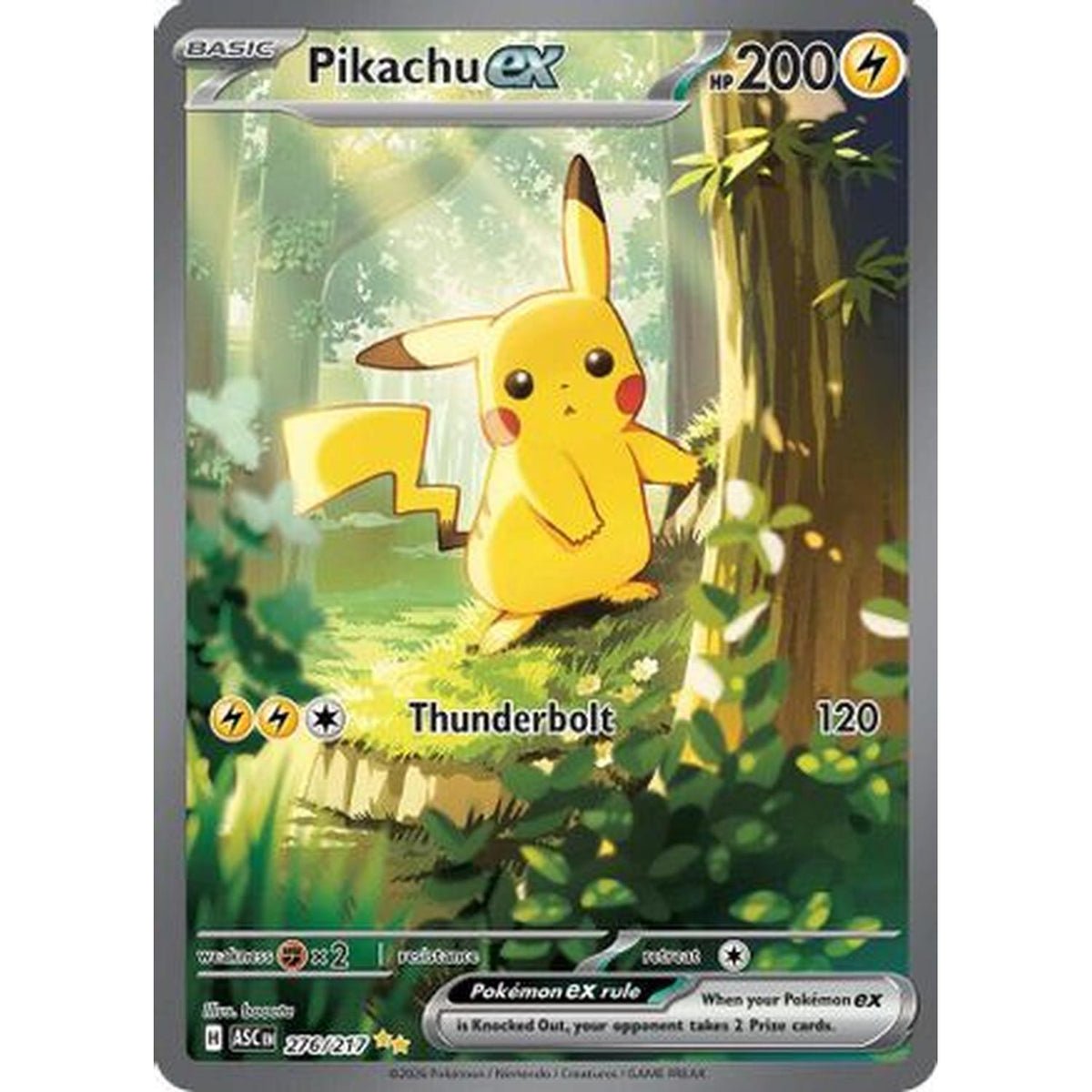 Pokémon Pikachu EX 276/217 [Me Ascended Heroes] - Holofoil