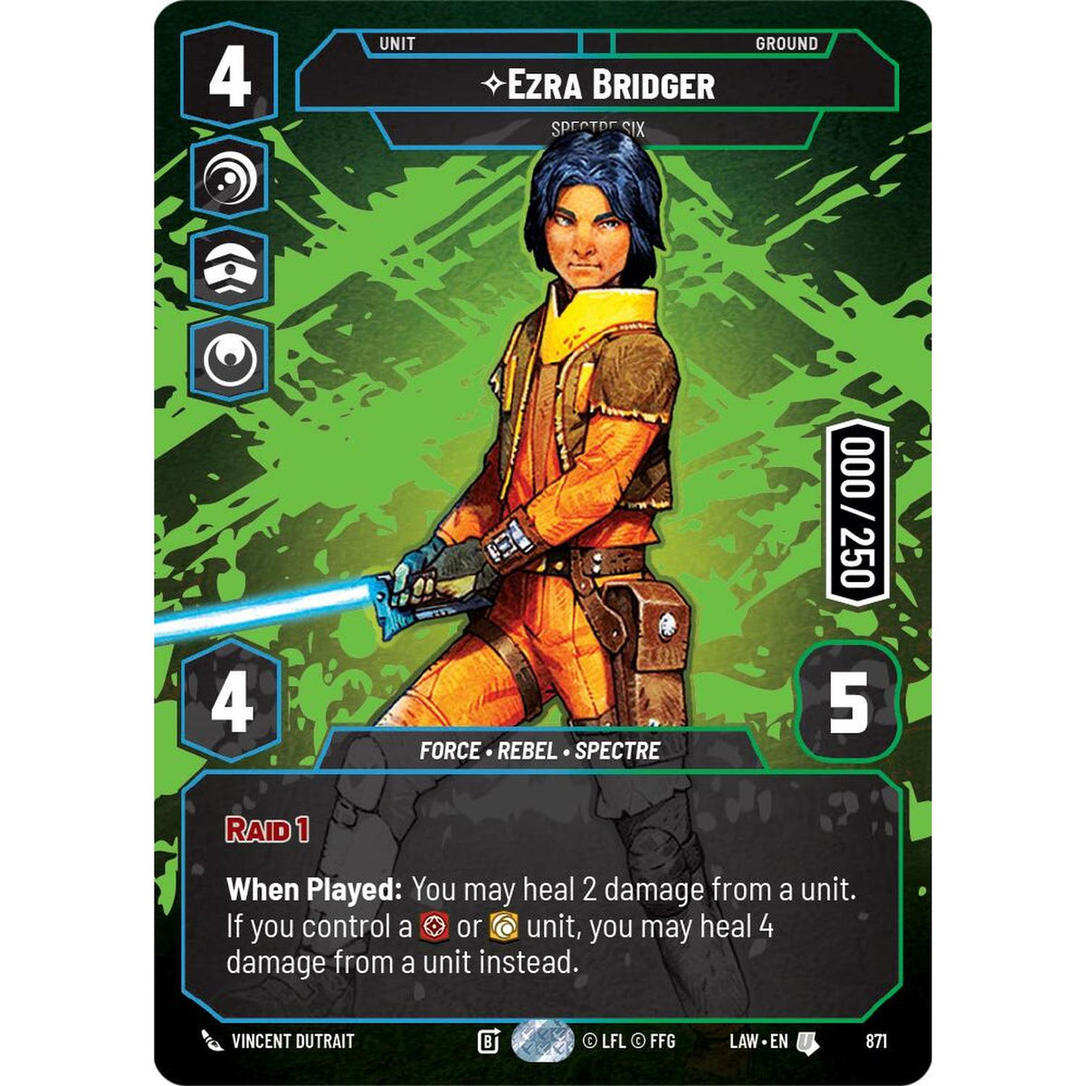 Sports Ezra Bridger - Spectre Six (Serialized) (871) (871) [A Lawless Time]