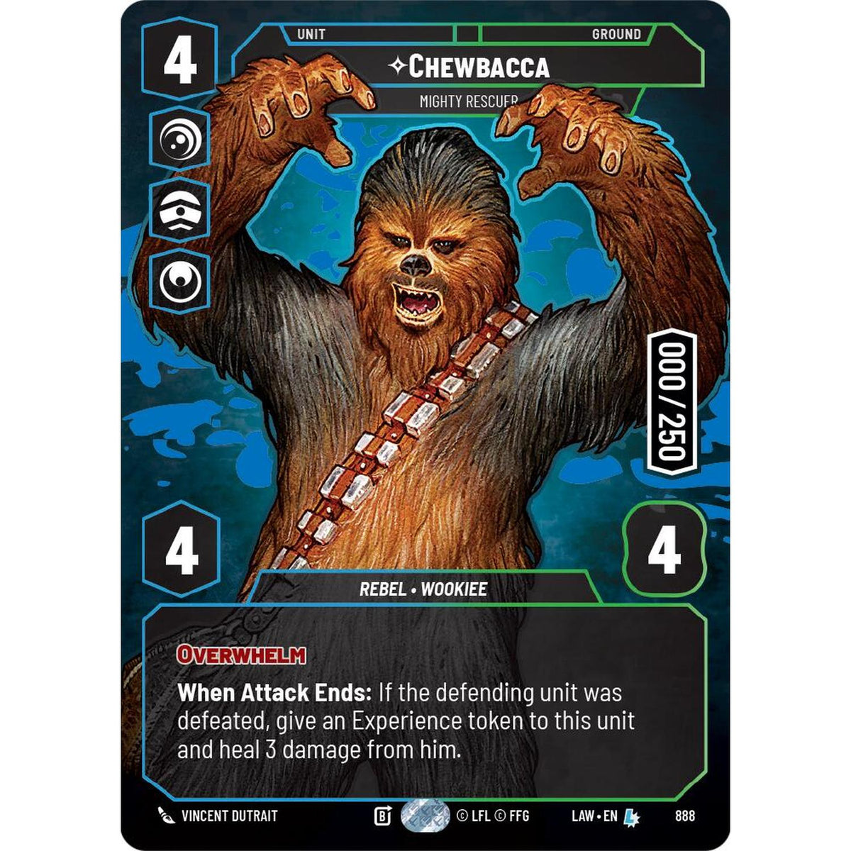Sports Chewbacca - Mighty Rescuer (Serialized) (888) (888) [A Lawless Time]