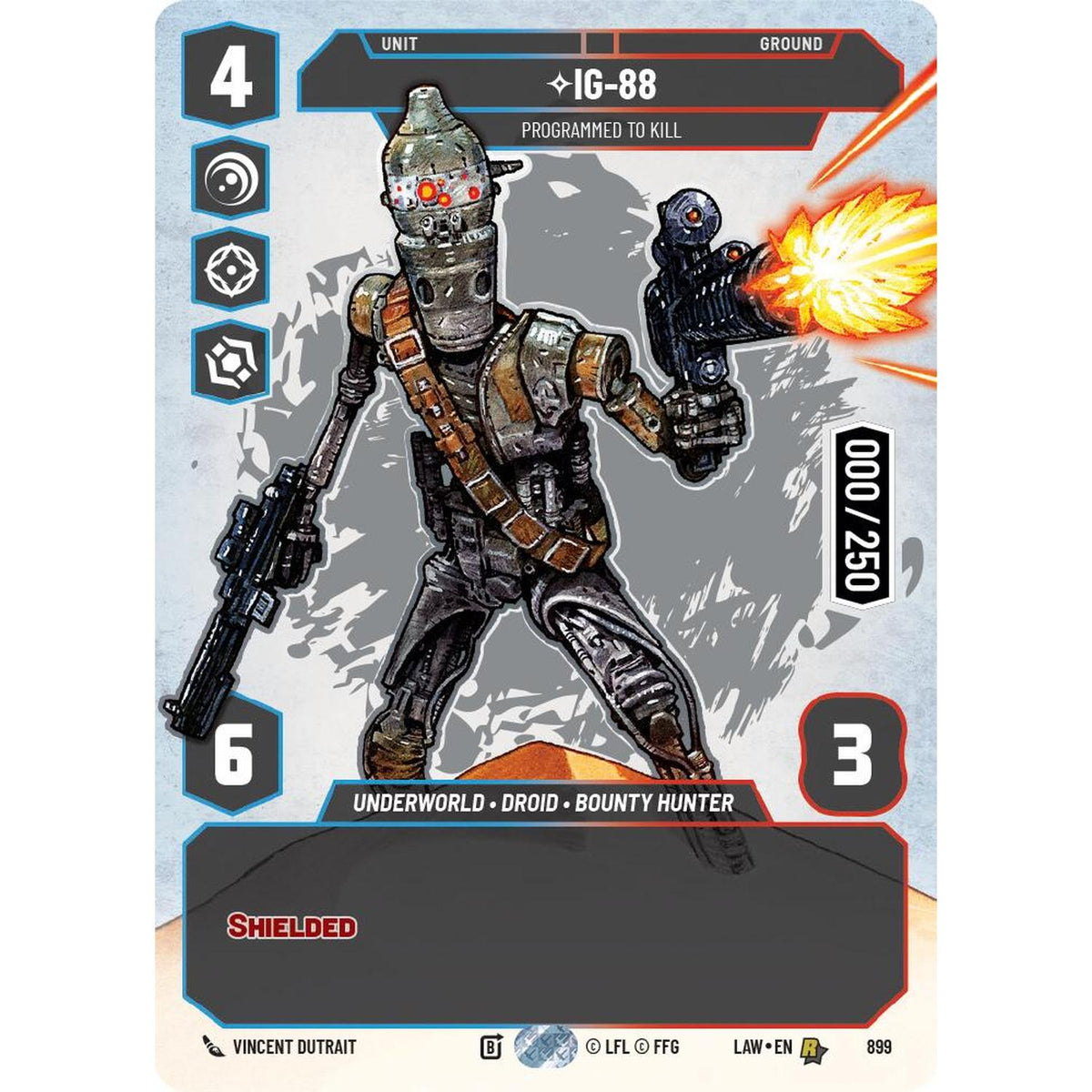 Sports Ig-88 - Programmed To Kill (Serialized) (899) (899) [A Lawless Time]