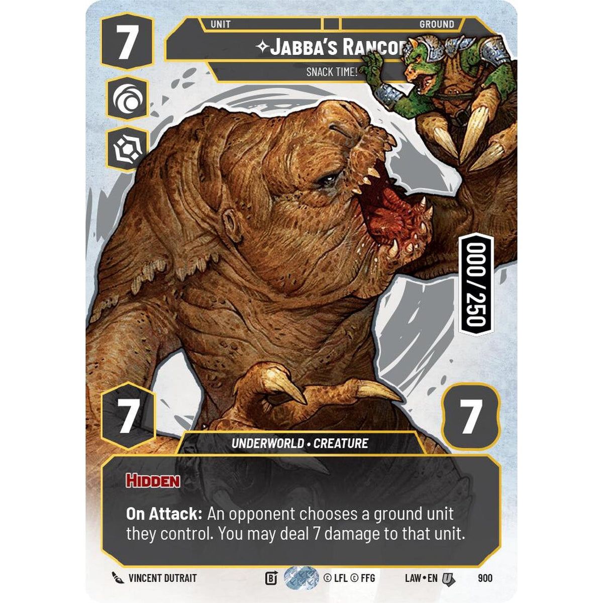 Sports Jabba'S Rancor - Snack Time! (Serialized) (900) (900) [A Lawless Time]