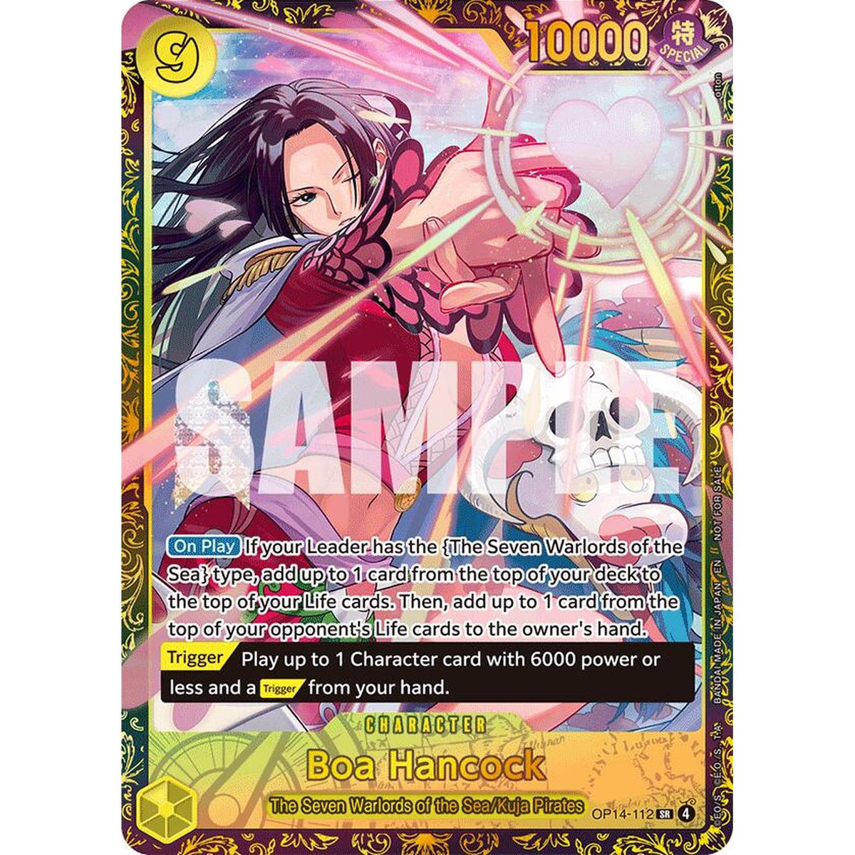 Boa Hancock (Cs 26-27 Regionals Season 1) (Op14-112) [One Piece Promotion Cards]  Foil
