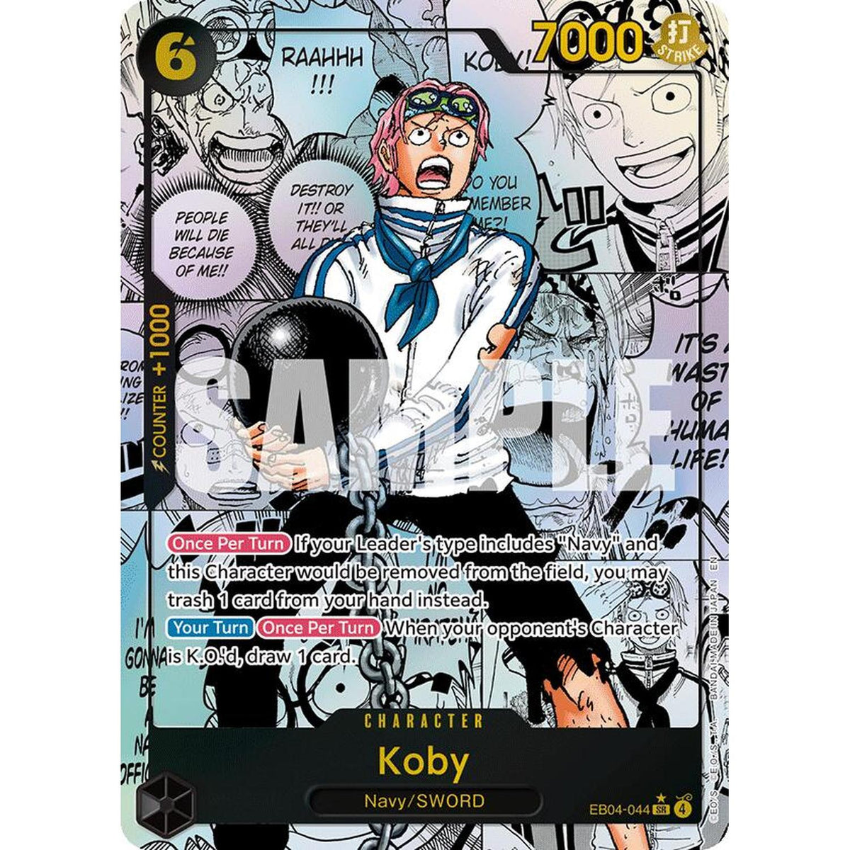 One Piece TCG Koby (Eb04-044) (Manga) (Eb04-044) [Adventure On Kami'S Island] Foil