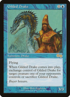 Magic The Gathering Gilded Drake - Urza'S Saga (Usg)