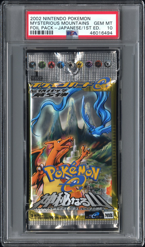 Pokémon PSA 10 Mysterious Mountains Foil Pack-Japanese/1st Ed.