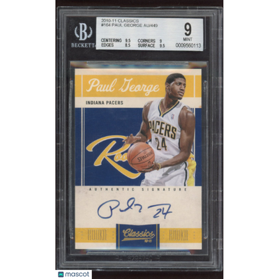 Basketball 2010 Classics 449 Paul George #164 BGS 9