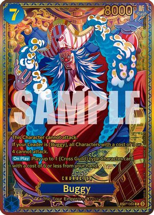 One Piece TCG Buggy (P-084) (SP) (P-084) - The World'S Strongest Warriors Foil