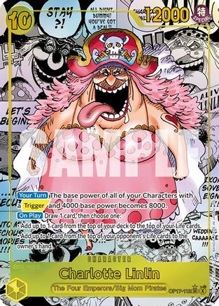 One Piece TCG Charlotte Linlin (112) (Manga) (Op17-112) - The World'S Strongest Warriors Foil
