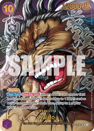 One Piece TCG Kaido (062) (Super Alternate Art) (Op17-062) - The World'S Strongest Warriors Foil