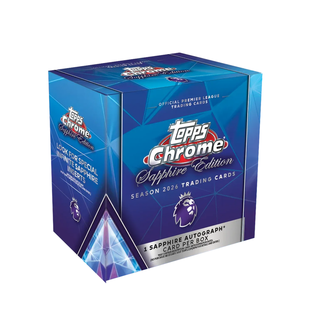 Soccer Topps 2026 Topps Chrome Premier League Epl Soccer Sapphire Edition Box