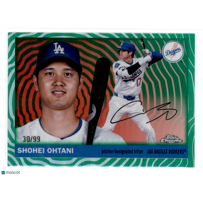 Baseball Topps 2025 Topps Chrome Platinum Shohei Ohtani #17 Green /99