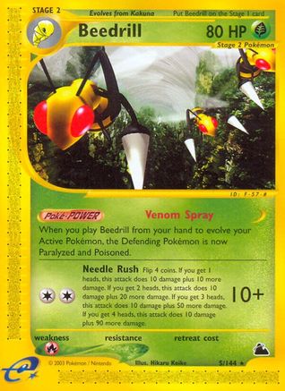 Pokémon Beedrill (5/144) - Skyridge