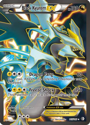 Pokémon Black Kyurem EX (Full Art) (145/149) - Boundaries Crossed Holofoil