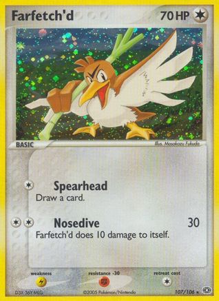 Pokémon Farfetch'D (Secret Rare) (107/106) - Emerald Holofoil