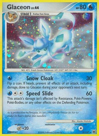 Pokémon Glaceon (5/100) - Majestic Dawn Holofoil