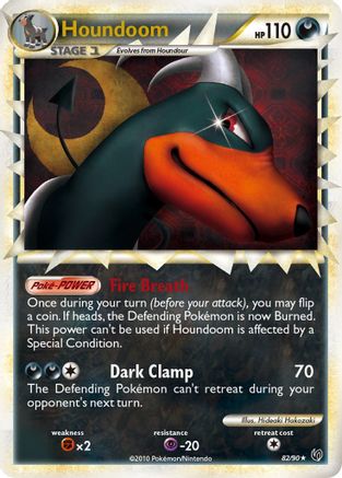Pokémon Houndoom (Prime) (82/90) - Undaunted Holofoil