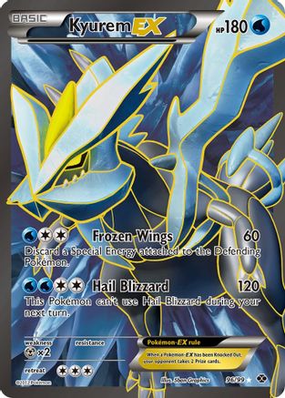 Pokémon Kyurem EX (Full Art) (96/99) - Next Destinies Holofoil