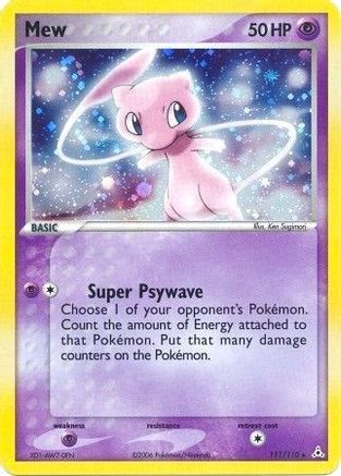 Pokémon Mew (111/110) - Holon Phantoms Holofoil