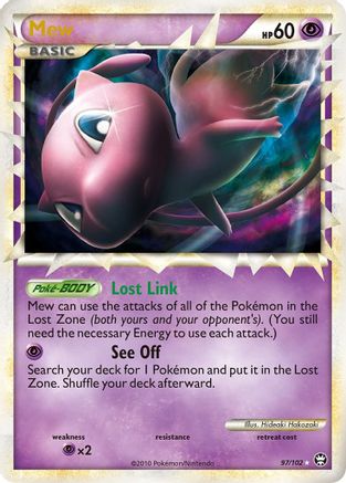 Pokémon Mew (Prime) (97/102) - Triumphant Holofoil