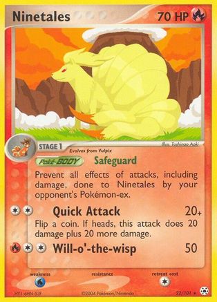 Pokémon Ninetales (22/101) - Hidden Legends Reverse Holofoil