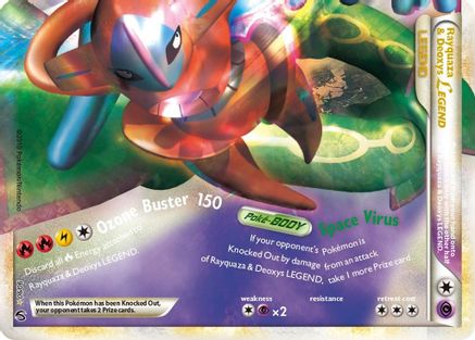 Pokémon Rayquaza & Deoxys Legend (Bottom) (90/90) - Undaunted Holofoil