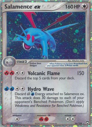 Pokémon Salamence EX (96/108) - Power Keepers Holofoil